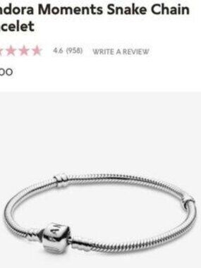 Pandora Moments Snake Chain Bracelet
